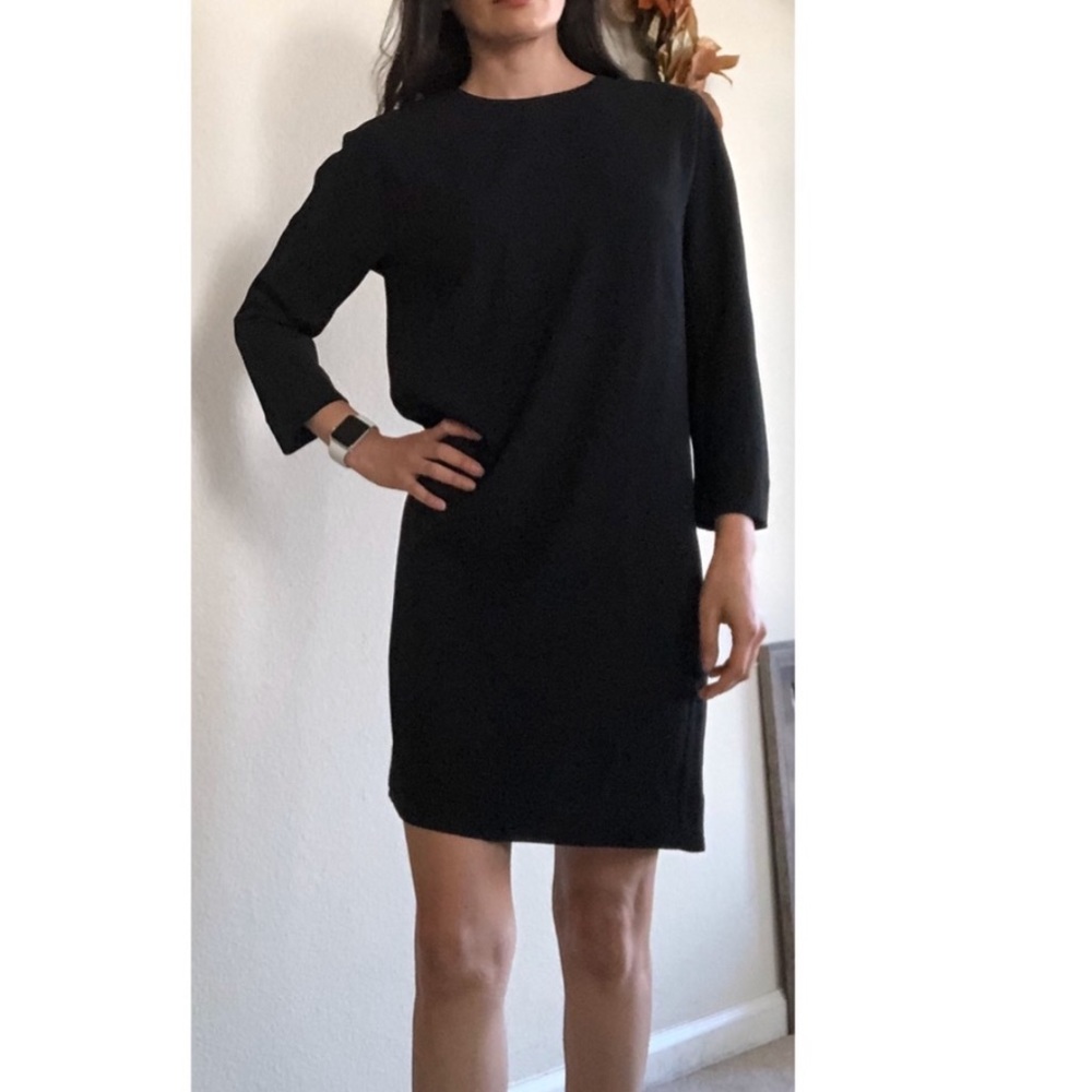 COS Classic Modern Shift Dress Black Size: 38 M